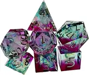 D4 D6 D8 D10 D12 D20 7 Cubes Dice Set for Role Playing