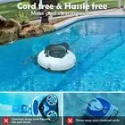 Cordless Robotic Pool Cleaner Automatic Intelligent Easily Retrieval with 2