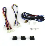 Electric Power Window Switch Kit w/ 3 Up & Down Switches + Harness 12V GM FORD (for: Chrysler)
