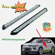 Running Board Side Step Pedal Nerf Bar Fits for SsangYong Korando 2019-2024 2PCS