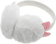 [COLLBATH] 1pc Bear Earmuffs Winter Ear Muff Earmuffs for Women Stylish Headbands for Women Fashion Headbands Headbands Ear Cuff Children Ear Muff Plush White Miss Aldult
