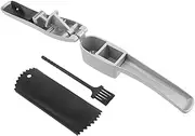 iplusmile 1 Set Efficient Garlic Mincer Tool Set Heavy Duty Garlic Press with Handy Peeler Brush for Quick Slicing and Paste