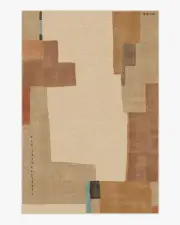 200' x 290' | Machine Washable Runner Rug | Kid & Pet Friendly | Indoor Rug | Architectural Digest Ananda Natural Pop Tufted Rug | Ruggable