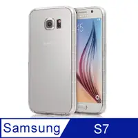 在飛比找PChome24h購物優惠-Samsung Galaxy S7 防摔高透氣墊空壓殼/保護