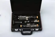 Clarinet A Key Clarinet Ebonite Wood Nickel Plated Keys 2 Barrels
