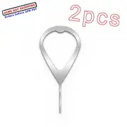 2pcs Sim Card Tray Ejector Eject Pin Open Key Removal Needle Tool for SmartPhone