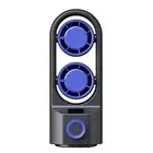 Desktop Double- Electric Fan Shaking Desktop Tower Fan Silent Mini2976
