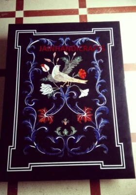 24''x18'' Marble Dining Coffee Corner Center inlay Table Top antique Mosaic bird