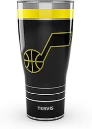 Tervis Traveler NBA Utah Jazz - Night Game Triple Walled Insulated Tumbler Travel Cup Keeps Drinks Cold & Hot, 30oz, Stainless Steel