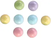 Healvian 8pcs Round Shower for Body by Bath 70g Bath Balls Mixed Colors Safe Healthy Bathing Experience Random Color
