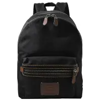在飛比找Yahoo奇摩購物中心優惠-COACH Academy Backpack 質感帆布拼接皮