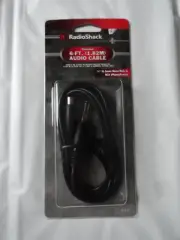Radio Shack Shielded 6 ft. Audio Cable 1/4 " Mono Male to RCA (Phono) Female