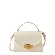[Mulberry] Small Lana Top Handle Eggshell High Gloss Leather