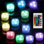 Waterproof Submersible Lights Remote Control Atmosphere Lamp Pond Vase