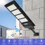 Outdoor Solar Wall Light LED Motion Sensor Bright Flood Street Lamp Dusk to Dawn