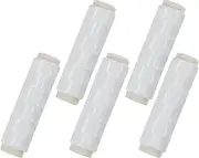Alwonder 5PCS Fishing Bait Elastic Thread Nylon Invisible Magic Fishing Line, Baits Wrap Thread 0.2mm 656FT Per Spool No Knots Required Bait Keeper Stretchy Clear String for Salmon Sturgeon Catfish