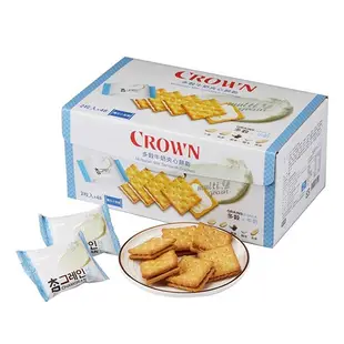 【現貨】Crown 多穀牛奶夾心餅乾 48包入  768公克