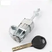 VMDWAQ Fit for B-M-W X3 Old Left Door Driving Door Lock with Transponder Key Shell Car Lock Cylinder