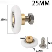 Glass Door Shower Door Rollers Glass Door 1Set 20/23/25/27mm Copper Nylon