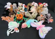 Vintage Assorted TY Beanie Baby Lot (25) Excellent Condition w/Tags FM562
