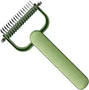 Dematting Comb,Deshedder Brush | Grooming Comb Detangling Pet Brush for Removing Mats Knots Loose Hair from Undercoat
