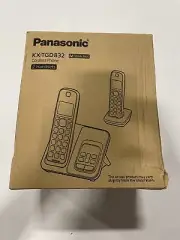 Panasonic Cordless Phone with Answering Machine, Call Block, Bilingual Caller ID