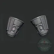 Futuristic Punisher Gauntlets custom for 4" 6" 7" 12" Marvel action figures