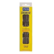 Peco N Scale ~ New SL-E380F ~ Code 55 ~ 10º Crossing Single Slip Switch Turnout