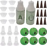 HANABASS Hydroponic Planting Baskets Set Lids Humidity Domes for Indoor Gardening Hydroponics Supplies for Growing Kit