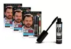 Blackbeard for Men Instant, Brush-On, Hypoallergenic Mustache & Beard Color 3-PK