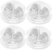 jojofuny Flat Earring Backs Earring Safety Backs Ear Piercing Retainer Comfortable and Secure