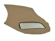 Fits: VW Cabrio 2001-02 Soft Top W/ Heated Glass window Pebble Haartz Canvas