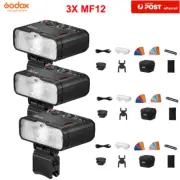 3X Godox MF12 Macro Flash Light 2.4G TTL Speedlite Flash for Macro Shots