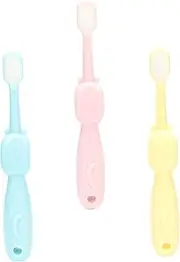 ORFOFE Boys and Girls Toothbrush Set Toothbrush Cartoon Hippo Brush Soft Bristles for Toddlers