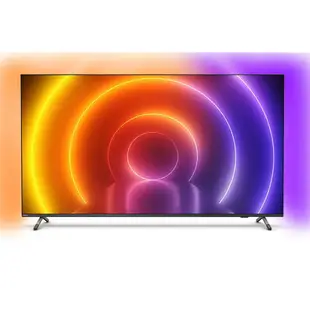 【贈基本安裝】飛利浦 PHILIPS 75吋 4K android 聯網 情境光源 液晶顯示器 75PUH8516