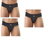Quada Back Cover Neo Hernia Supporters for Gym and Cricket (Pack of 3, Medium)