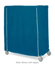 Metro 21X60X54UCMB Uncoated Polyester Cover for 21" x 60" x 54" Shelving, Zippe