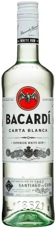 Bacardi Carta Blanca Superior White Rum 700ml