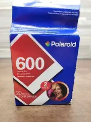 Polaroid 600 Instant Film 2 Pack 20 Photos in Box Expired 01/08 - New & Unopened