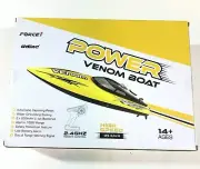 Venom Remote Control Boat UDI001 Limited Edition Yellow For Pools Lakes RTR Race