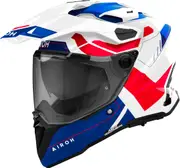 Airoh Commander 2 Reveal, adventure helmet , color: White/Blue/Red , size: M