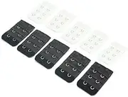 [OATIPHO] 10pcs Bra Extender 2 Hook Elastic Cotton Stainless Steel 3 Rows Extension Straps for Women Lingerie