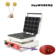 110V Electric 16Pcs Nonstick Mini Round Waffle Maker Baker Kitchen Machine