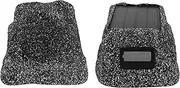 6.5" Rock Bluetooth Speakers Outdoor Waterproof IPX7 Wireless Solar Max 200 Watt, TWS Connection Powered with Rechargeable Battery for Garden Patio Deck Pool Backyard（Gray，1Pair）