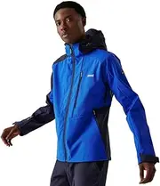 [REGATTA] Mens Hewitts X Full Zip Hooded Softshell Jacket, Waterproof, Windproof, Stretchable & Detachable Hood - Perfect for Outdoors, Walking, Hiking & Camping