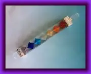 CHAKRA WAND, ORGONE CHAKRA MERKABA WAND, 7 MERKABA WAND WITH QUARTZ POINT