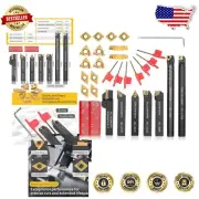 Patent-Pending 21-Pc Lathe Turning Tool Kit - Excellence in Precision Machining