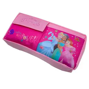 【收納王妃】Disney 迪士尼 公主系列 雙口袋筆袋 筆袋 鉛筆盒 鉛筆袋(多層收納 方便利用)