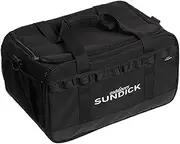 Abbraccia Picnics Camping Pot Set Storage Bag Cooker Barbecue Handbag Anti Collision 36 L Crossbody Shoulder Bag for Cooking Outdoor, Black