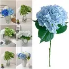 DIY Artificial Hydrangea Flower Multicolor Lifelike Plants Home Decoration